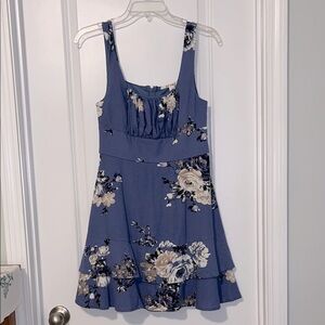 ⚡️ 3 for $30 ⚡️ Miami Blue Floral Sundress Mini Dress